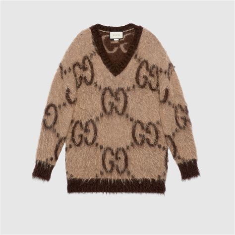 gucci beige sweater|Gucci jumper women.